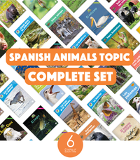 Spanish Animals Topic Complete Set (6-Packs)