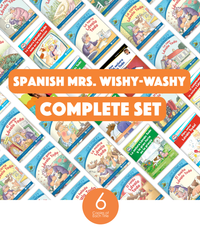 Spanish Mrs. Wishy-Washy Complete Set (6-Packs)