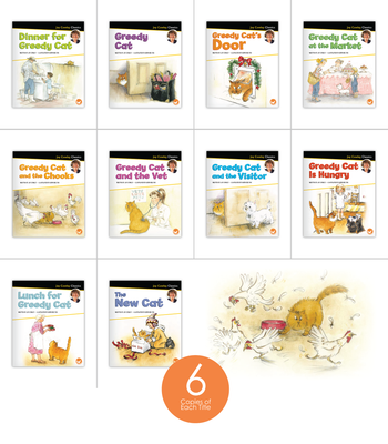 Greedy Cat Complete Set (6-Packs) from Joy Cowley Classics