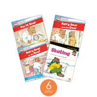 Hairy Bear Character Set (6-Packs)