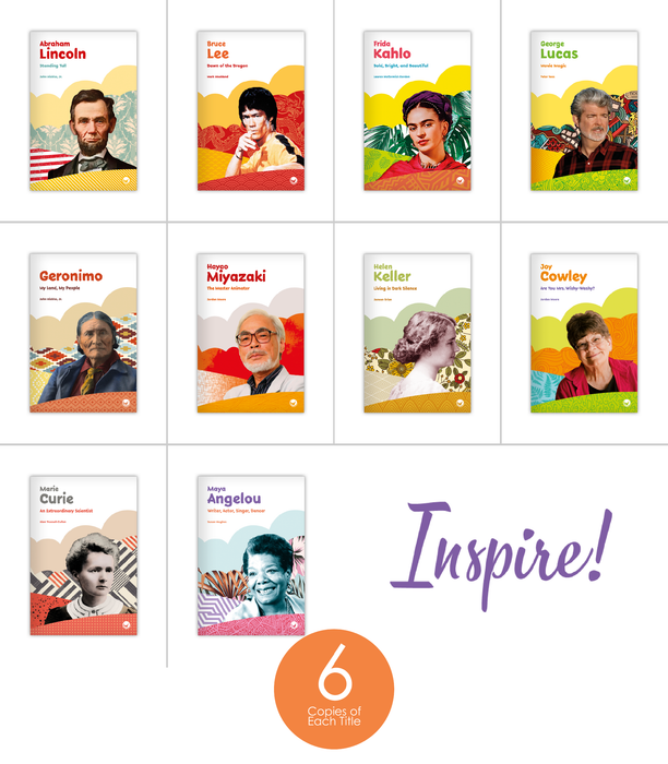 Inspire! Biography Complete Set (6-Packs)