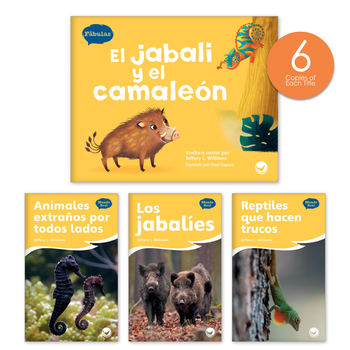 El jabalí y el camaleón Theme Guided Reading Set from Fábulas y el Mundo Real