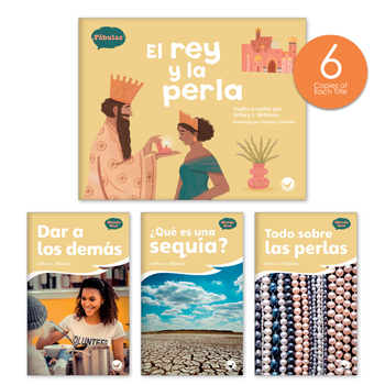 El rey y la perla Theme Guided Reading Set from Fábulas y el Mundo Real