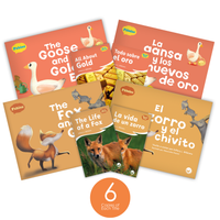 Fábulas y el Mundo Real Set 1 and 2 Dual Language Guided Reading Set