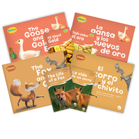 Fábulas y el Mundo Real Set 1 and 2 Dual Language Set