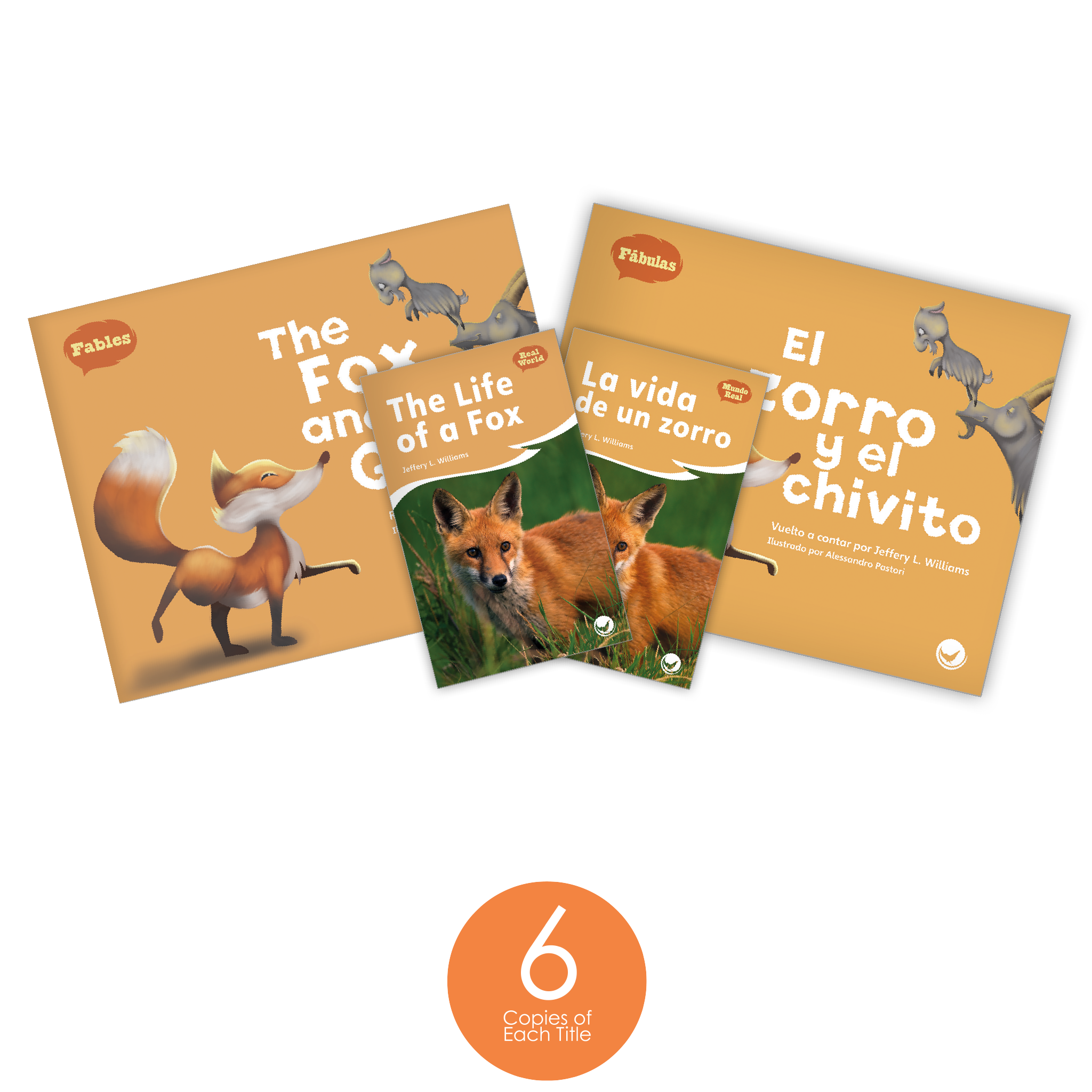 Fábulas y el Mundo Real Set 1 Dual Language Set (6-Packs)