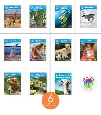 Animals Everywhere Theme Set (6-Packs) with Big Book from My World