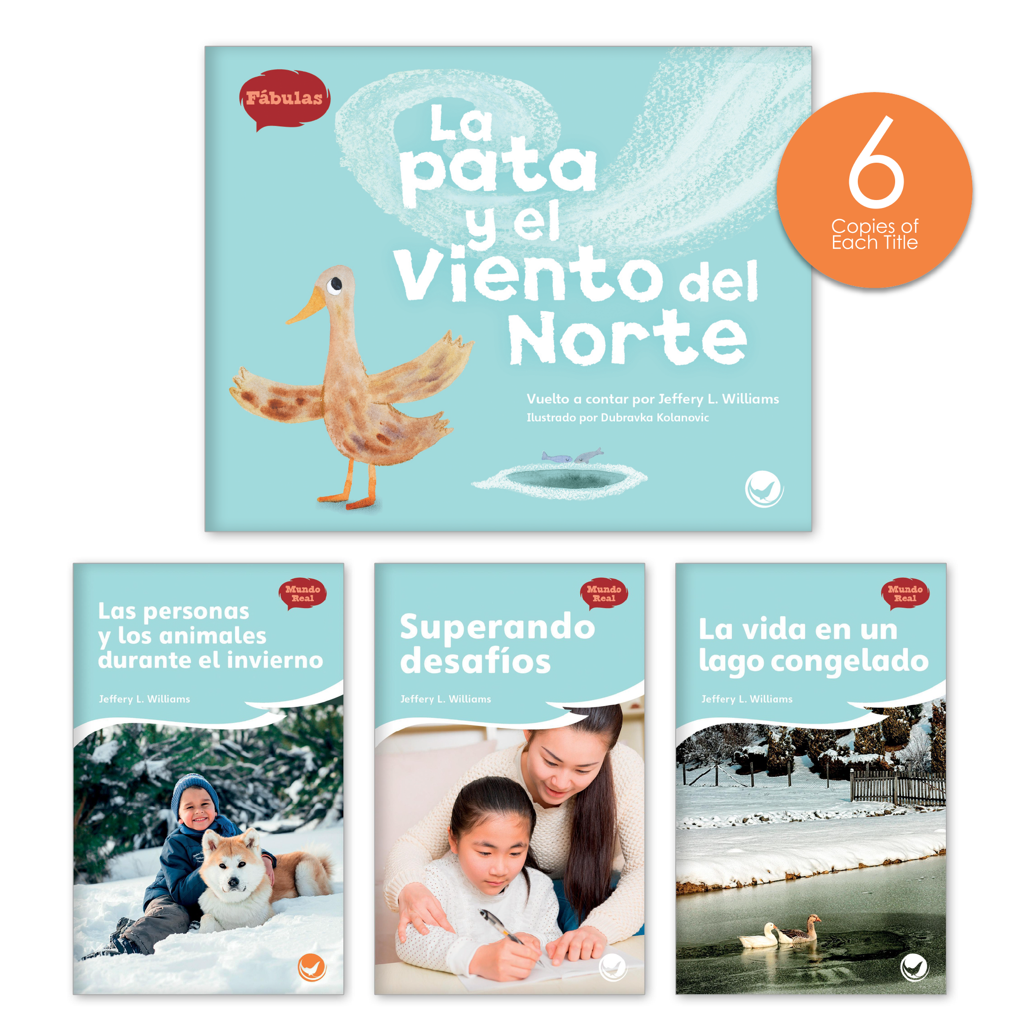 La pata y el Viento del Norte Theme Set (6-Packs)