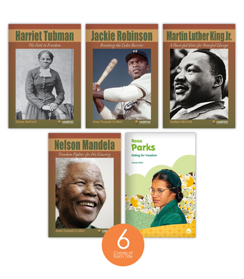 Influential Black Leaders & Icons: Civil Rights Leaders Set (6-Packs) from Hameray Biography Series, Inspire!