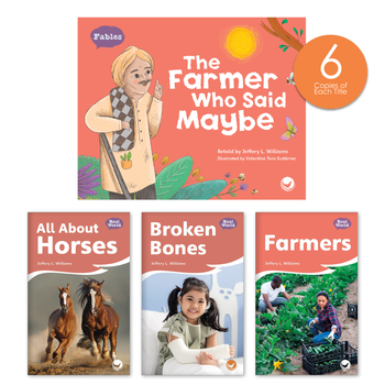 The Farmer Who Said Maybe Theme Guided Reading Set from Fables & the Real World