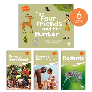 The Four Friends and the Hunter Theme Guided Reading Set from Fables & the Real World
