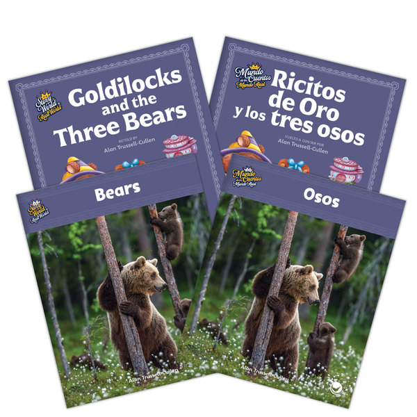 Mundo de los Cuentos Mundo Real Dual Language Set