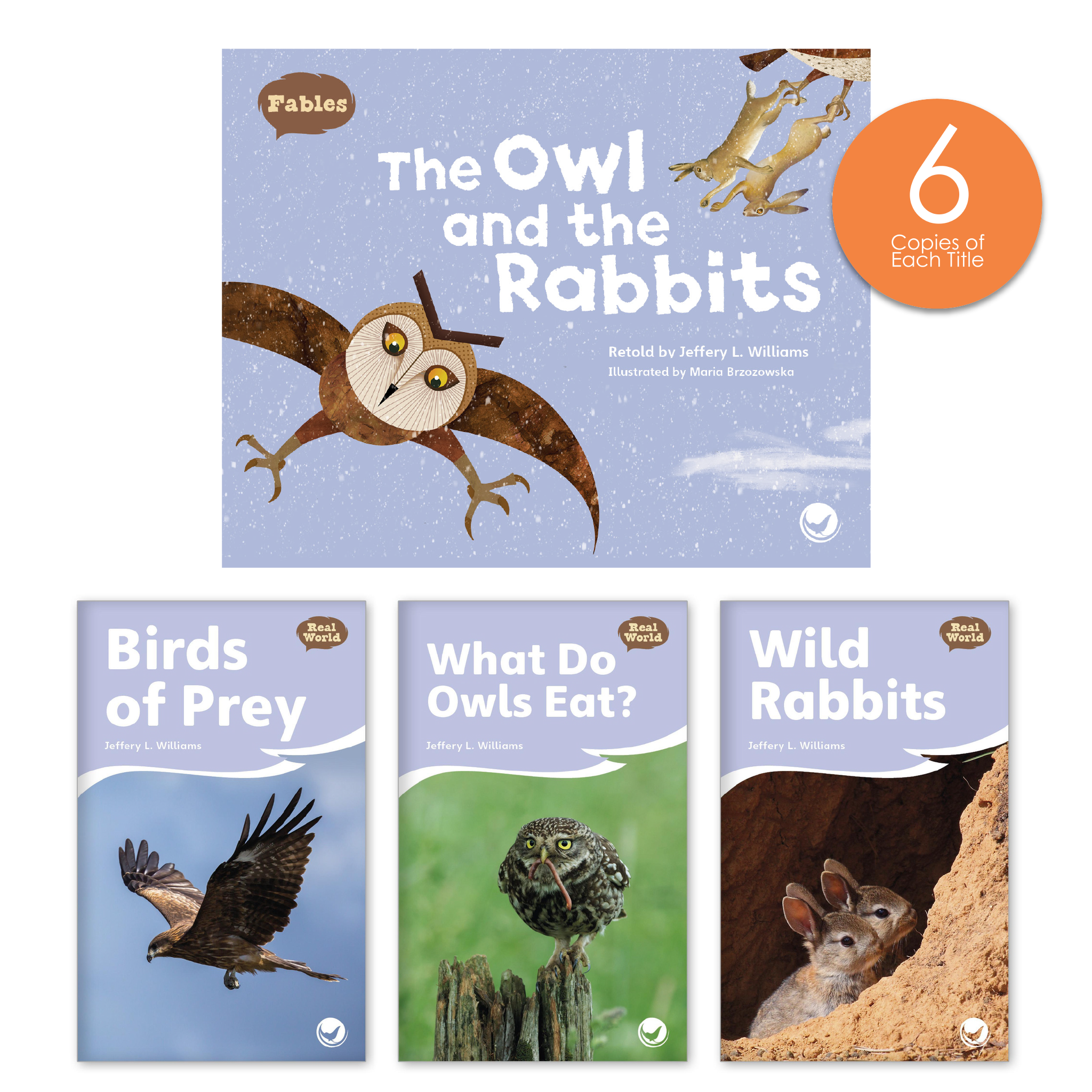 The Owl and the Rabbits Theme Set (6-Packs)