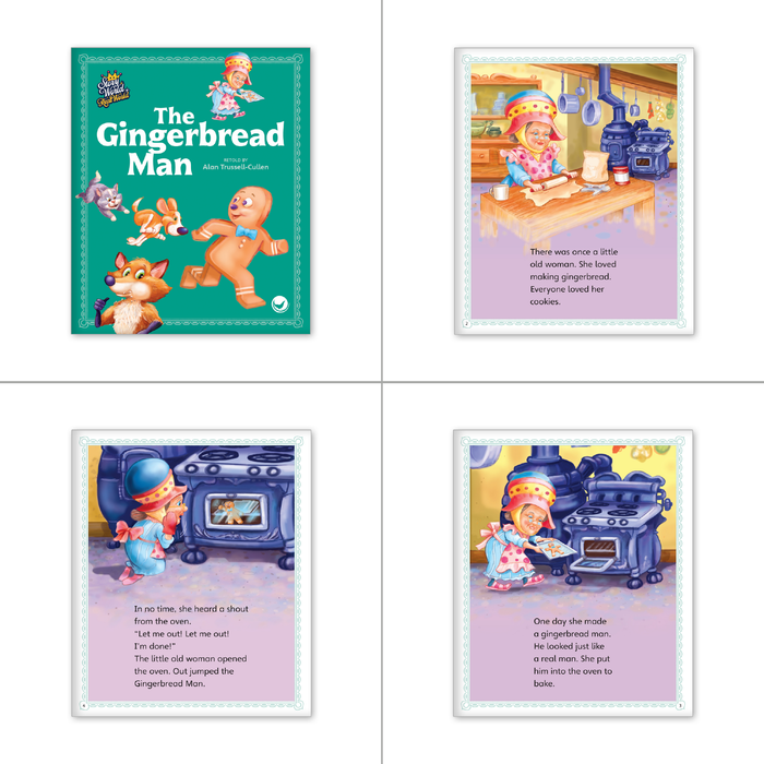 The Gingerbread Man Theme Set (6-Packs)