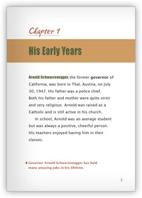 Arnold Schwarzenegger from Hameray Biography Series