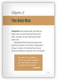 Chief Sitting Bull from Hameray Biography Series