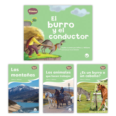 El Burro Y El Conductor Theme Set Image Book Set
