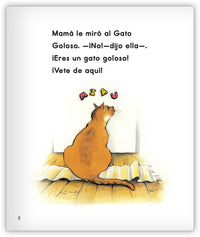 El gato goloso tiene hambre