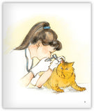 El gato Goloso y el veterinario