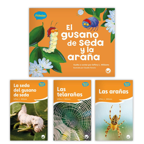 El gusano de seda y la araña Theme Set