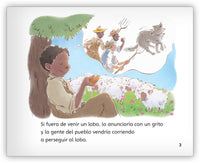 El niño que anunciaba el lobo Big Book from Fábulas y el Mundo Real