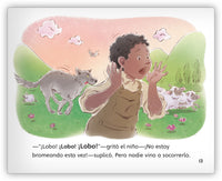 El niño que anunciaba el lobo Big Book from Fábulas y el Mundo Real