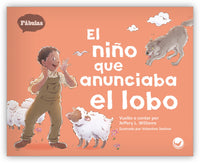 El niño que anunciaba el lobo Big Book from Fábulas y el Mundo Real