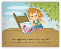 El niño y las gomas de mascar Leveled Book