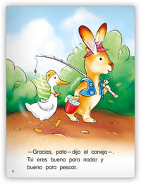 El pato y el conejo salen a pescar