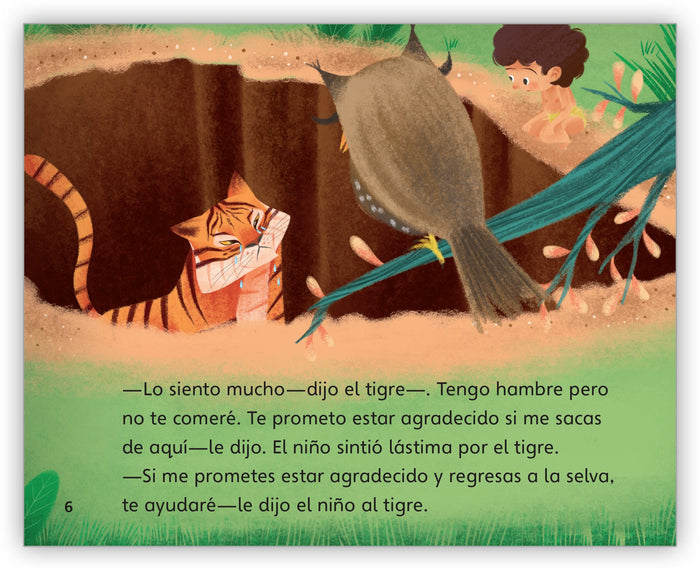 El tigre desagradecido Big Book from Fábulas y el Mundo Real
