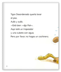 El Tigre Desordenado lava el piso from Colección Joy Cowley