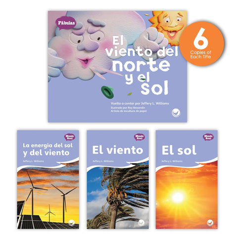 El Viento Del Norte Y El Sol Theme Guided Reading Set Image Book Set