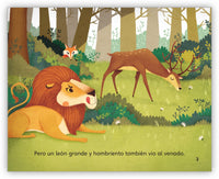El zorro, el león y el venado Leveled Book