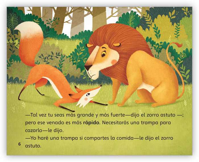 El zorro, el león y el venado from Fábulas y el Mundo Real