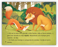El zorro, el león y el venado Big Book from Fábulas y el Mundo Real