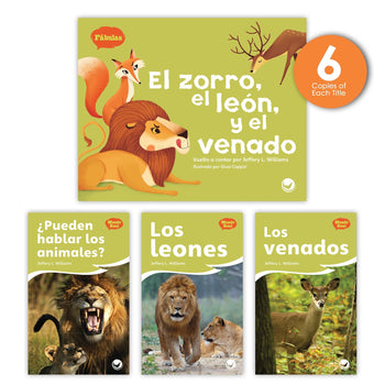 El zorro, el león y el venado Theme Guided Reading Set from Fábulas y el Mundo Real