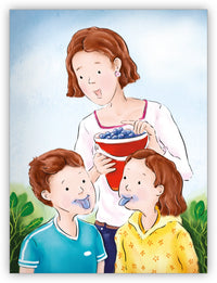 Enjoying Blueberries With Mom from Kaleidoscope Collection