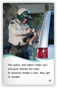 Following Directions, Rules, and Laws Leveled Book