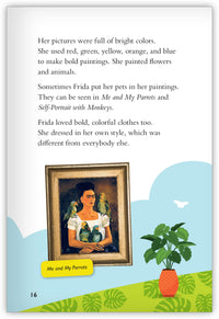 Frida Kahlo: Bold, Bright, and Beautiful Leveled Book