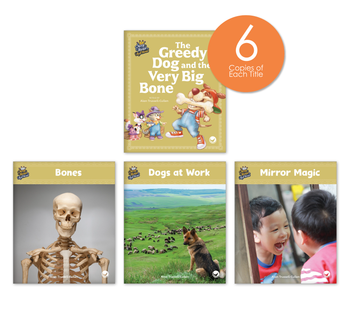 The Greedy Dog and the Very Big Bone Theme Guided Reading Set from Story World Real World