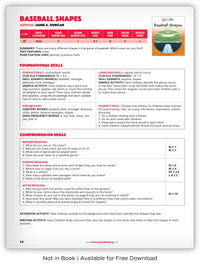 Baseball Shapes from Kaleidoscope Collection