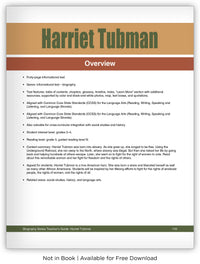 Harriet Tubman from Hameray Biography Series