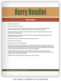 Harry Houdini from Hameray Biography Series