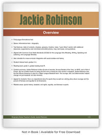 Jackie Robinson from Hameray Biography Series