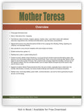 Mother Teresa from Hameray Biography Series