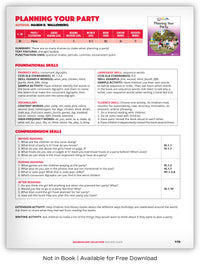 Planning Your Party from Kaleidoscope Collection