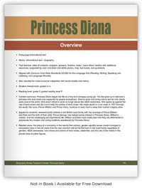Princess Diana from Hameray Biography Series