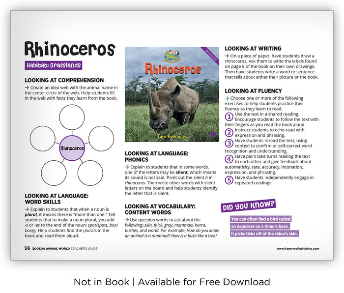 Rhinoceros from Zoozoo Animal World