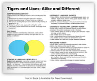 Tigers and Lions: Alike and Different from Fables & the Real World
