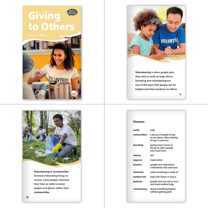 Helping Others & Our Earth Theme Guided Reading Set
